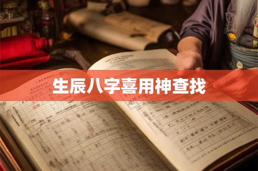 生辰八字喜用神查找