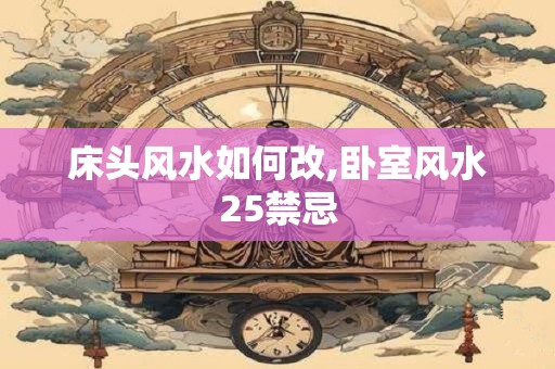 床头风水如何改,卧室风水25禁忌