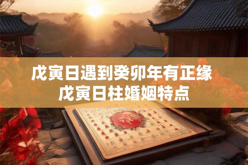 戊寅日遇到癸卯年有正缘 戊寅日柱婚姻特点