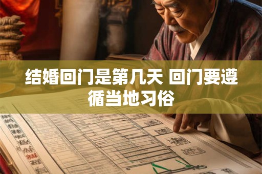 结婚回门是第几天 回门要遵循当地习俗