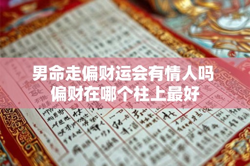男命走偏财运会有情人吗 偏财在哪个柱上最好