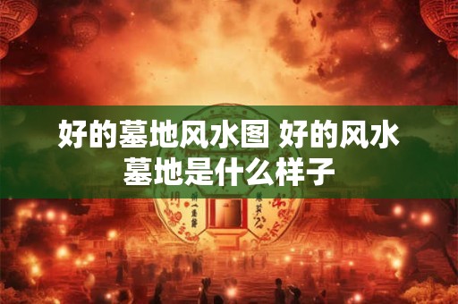 好的墓地风水图 好的风水墓地是什么样子