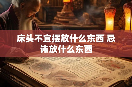 床头不宜摆放什么东西 忌讳放什么东西