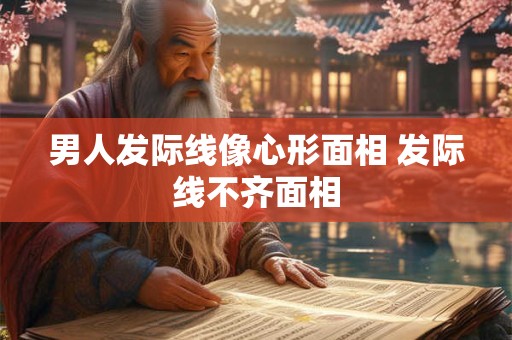 男人发际线像心形面相 发际线不齐面相