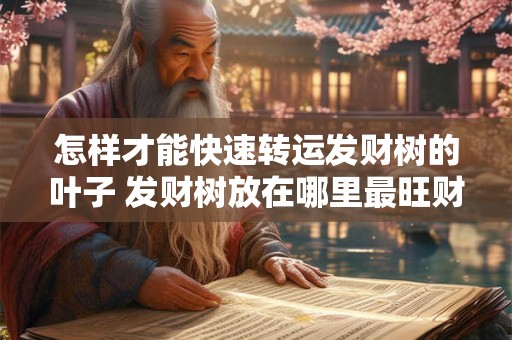 怎样才能快速转运发财树的叶子 发财树放在哪里最旺财
