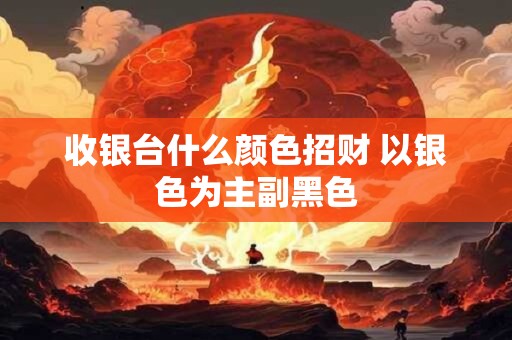 收银台什么颜色招财 以银色为主副黑色