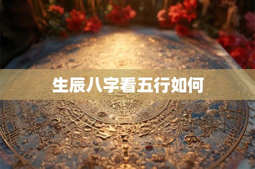生辰八字看五行如何