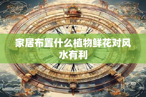 家居布置什么植物鲜花对风水有利