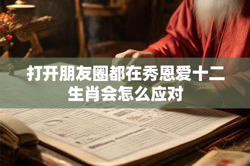 打开朋友圈都在秀恩爱十二生肖会怎么应对
