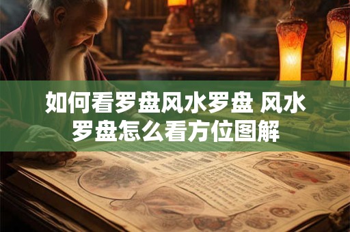 如何看罗盘风水罗盘 风水罗盘怎么看方位图解