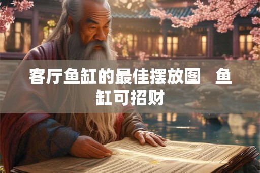 客厅鱼缸的最佳摆放图   鱼缸可招财