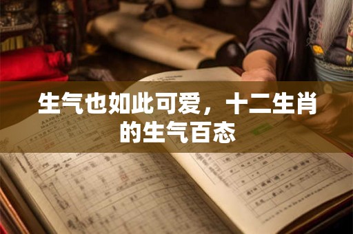 生气也如此可爱，十二生肖的生气百态
