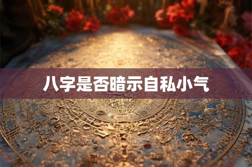 八字是否暗示自私小气