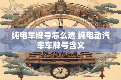 纯电车牌号怎么选 纯电动汽车车牌号含义