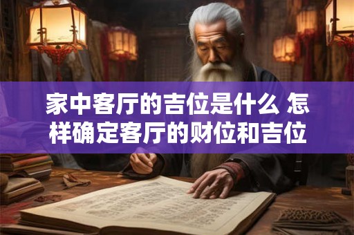 家中客厅的吉位是什么 怎样确定客厅的财位和吉位
