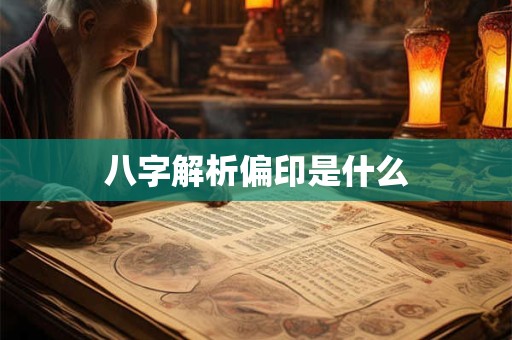 八字解析偏印是什么