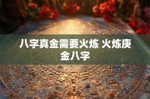 八字真金需要火炼 火炼庚金八字