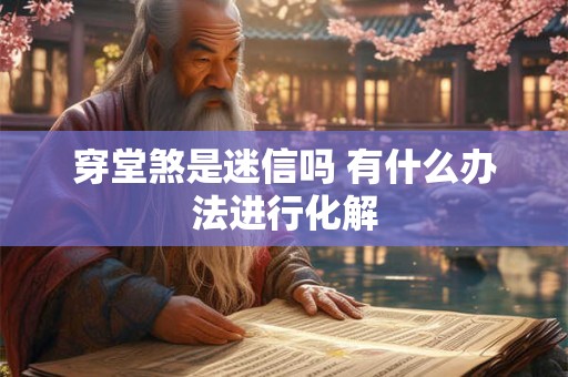 穿堂煞是迷信吗 有什么办法进行化解