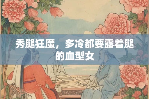 秀腿狂魔，多冷都要露着腿的血型女