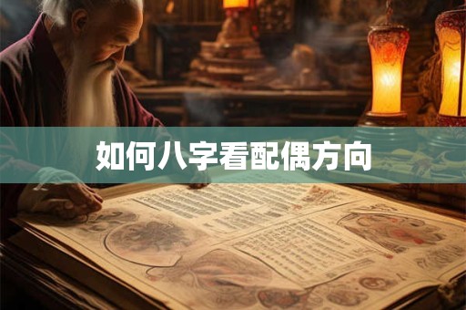 如何八字看配偶方向