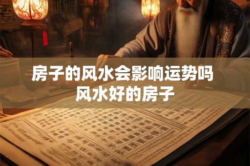 房子的风水会影响运势吗 风水好的房子