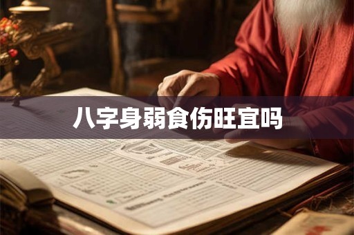 八字身弱食伤旺宜吗