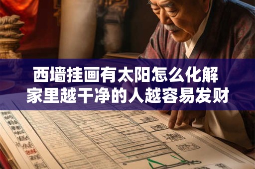 西墙挂画有太阳怎么化解 家里越干净的人越容易发财