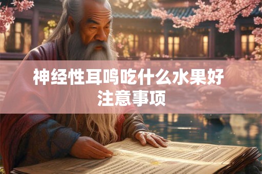 神经性耳鸣吃什么水果好 注意事项