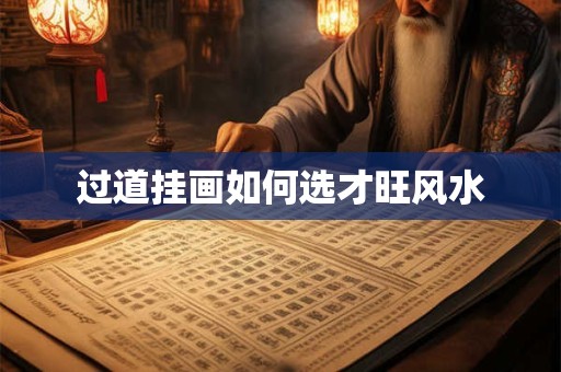 过道挂画如何选才旺风水