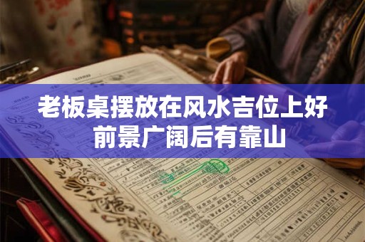 老板桌摆放在风水吉位上好  前景广阔后有靠山