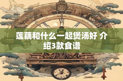 莲藕和什么一起煲汤好 介绍3款食谱
