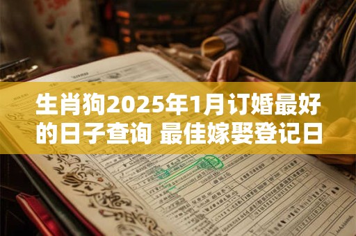 生肖狗2025年1月订婚最好的日子查询 最佳嫁娶登记日期