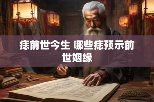 痣前世今生 哪些痣预示前世姻缘