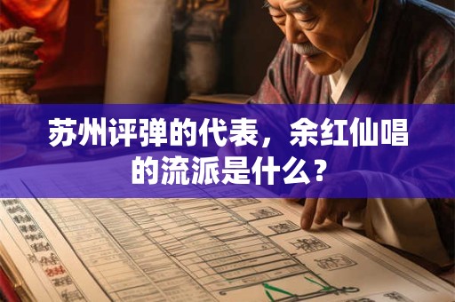 苏州评弹的代表，余红仙唱的流派是什么？