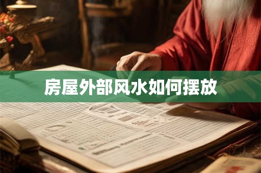 房屋外部风水如何摆放