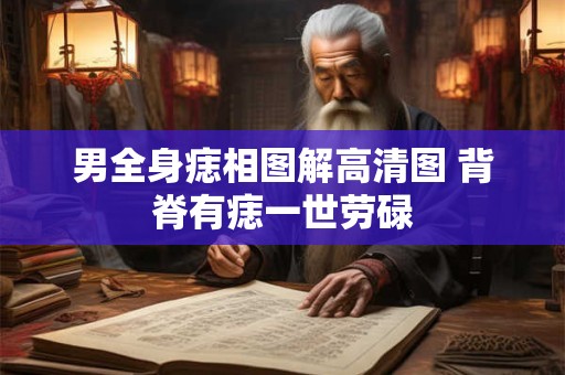 男全身痣相图解高清图 背脊有痣一世劳碌