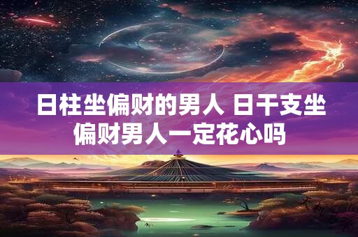 日柱坐偏财的男人 日干支坐偏财男人一定花心吗