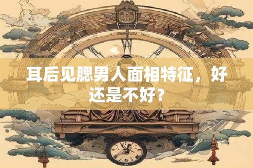 耳后见腮男人面相特征，好还是不好？
