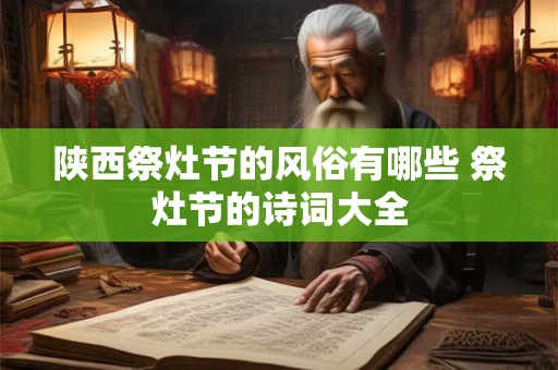 陕西祭灶节的风俗有哪些 祭灶节的诗词大全