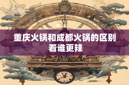 重庆火锅和成都火锅的区别 看谁更辣