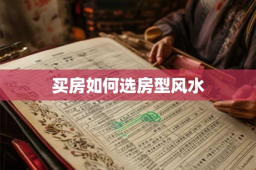 买房如何选房型风水