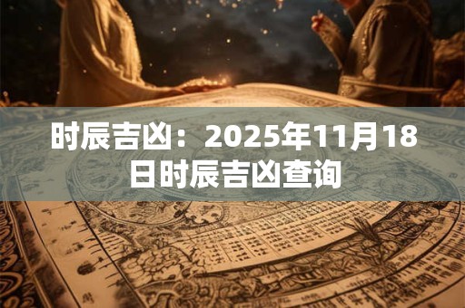 时辰吉凶：2025年11月18日时辰吉凶查询