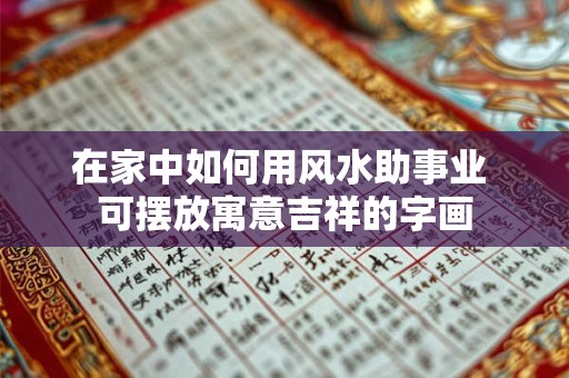 在家中如何用风水助事业 可摆放寓意吉祥的字画