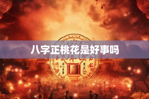 八字正桃花是好事吗