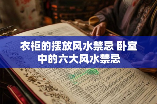 衣柜的摆放风水禁忌 卧室中的六大风水禁忌