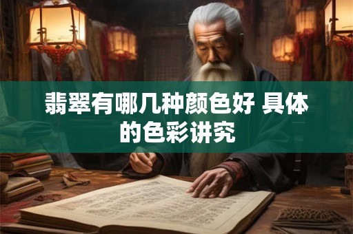 翡翠有哪几种颜色好 具体的色彩讲究