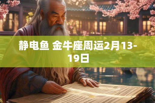 静电鱼 金牛座周运2月13-19日