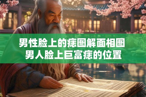 男性脸上的痣图解面相图 男人脸上巨富痣的位置