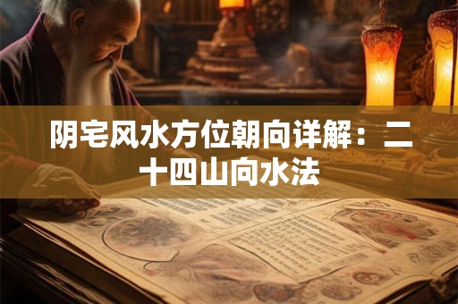 阴宅风水方位朝向详解：二十四山向水法
