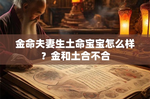 金命夫妻生土命宝宝怎么样？金和土合不合